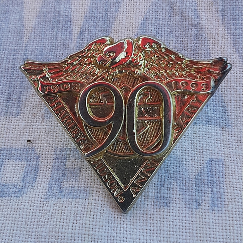 Commerative 1993 Harley Davidson badge